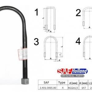 U-beugelgr. M22x1,5         