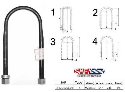 U-beugelgr. M22x1,5         