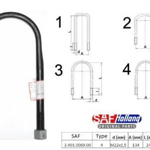 U-beugelgr. M22x1,5         