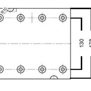 Standaardmaat SNK 420x180         