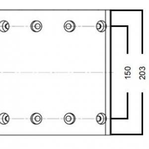 Standaardmaat SNK 420x200         