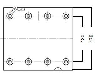 Standaardmaat SNF 420x180         