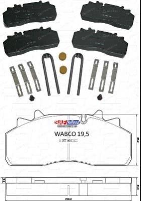 Remblokset WABCO 19,5                