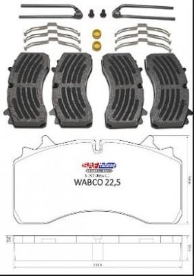 Remblokset 22,5\ Wabco SAF 