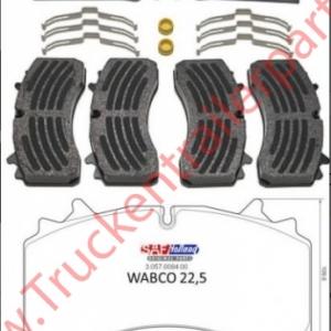 Remblokset SAF WABCO PAN 22,5               