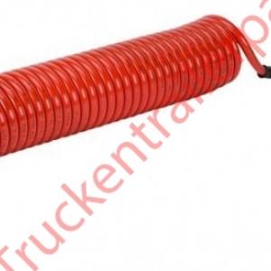 Luchtremspiralen compact TRP rood 4,5 meter   