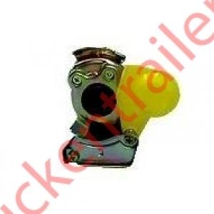 Luchtremkoppeling Commando M16 geel truck      