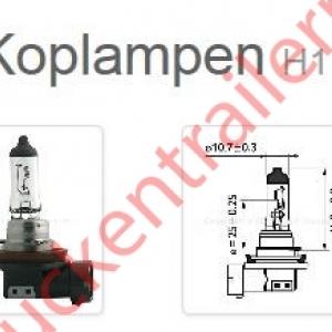 Halogeenlamp 24 volt H11             