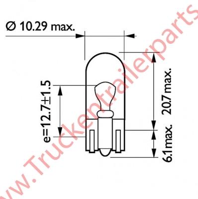 Steeklamp 24V w2,1                