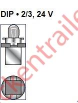 Dashbordlampje 24V (verpakt per 10 stuks)           
