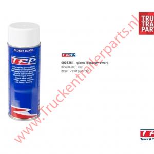 Trp lakspray zwartglanzend 400ml    