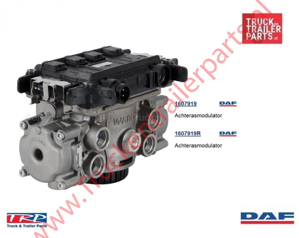 Magneetventiel - modulator  DAF XF achteras           