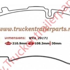 Remblokset Knorr Ferodo 4550/X3         
