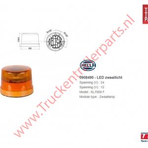 Zwaailamp Hella led model KL7000 F      