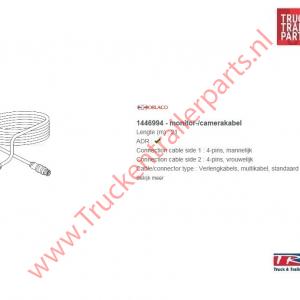 Orlaco A/V combinatie Kabel monitor/camera            