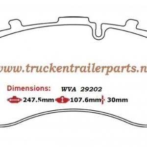 Set remblokken 29087SB/SN7 HD         