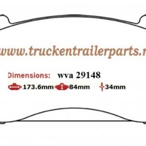 Set remblokken Knorr SB5/SN5         