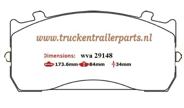 Set remblokken Knorr SB5/SN5         