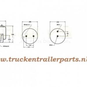 Luchtveerbalg Compleet Scania               