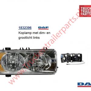 Koplamp DAF CF links 65/75/85  XF95  XF105              