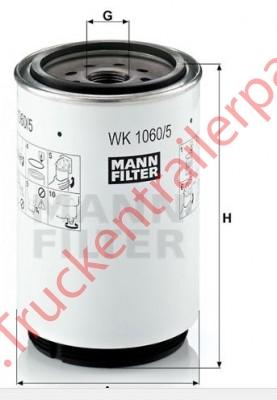 Brandstoffilter  Mann Hummel WK 1060/5 X             
