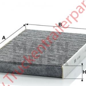 Interieurfilter element              
