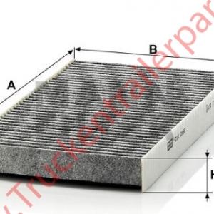 Interieurfilter element              