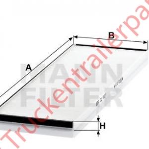 Interieurfilter element             