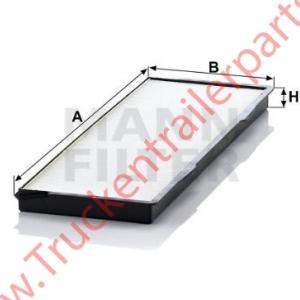 Interieurfilter element CU 37 001              