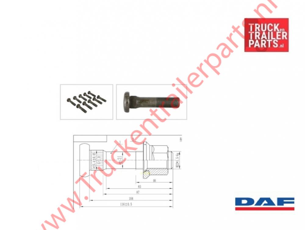 Wielbout DAF L=104mm           