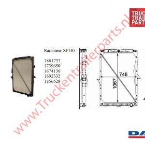 Radiateur  XF105         