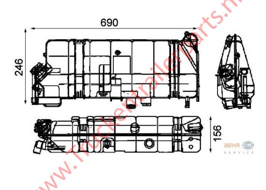 Expansietank Evo bus           