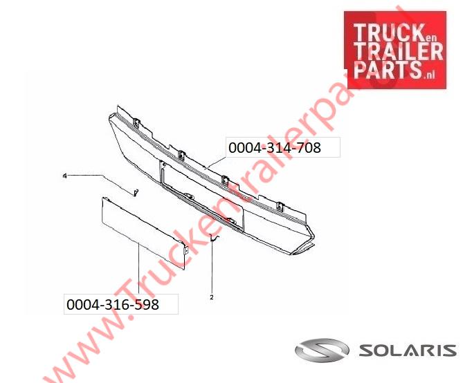 Voorbumper Solaris Urbino     