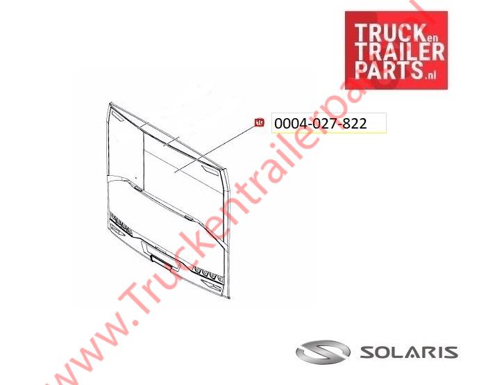 Achteruit klep Solaris bus    