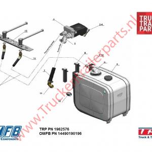 Hydrauliekset OMFB 2 leiding systeem        
